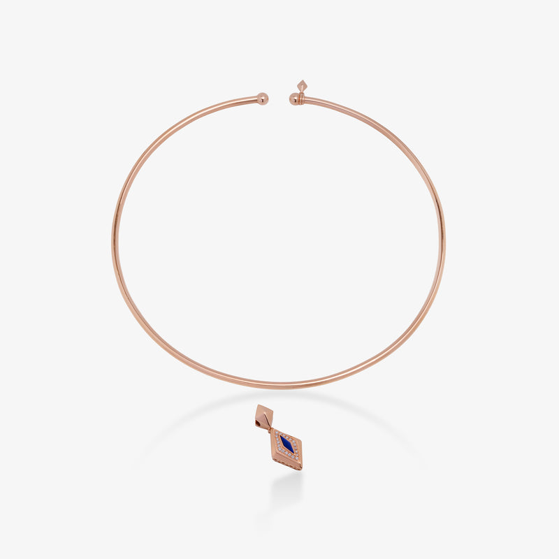 Lumira Bleu Wire Chocker