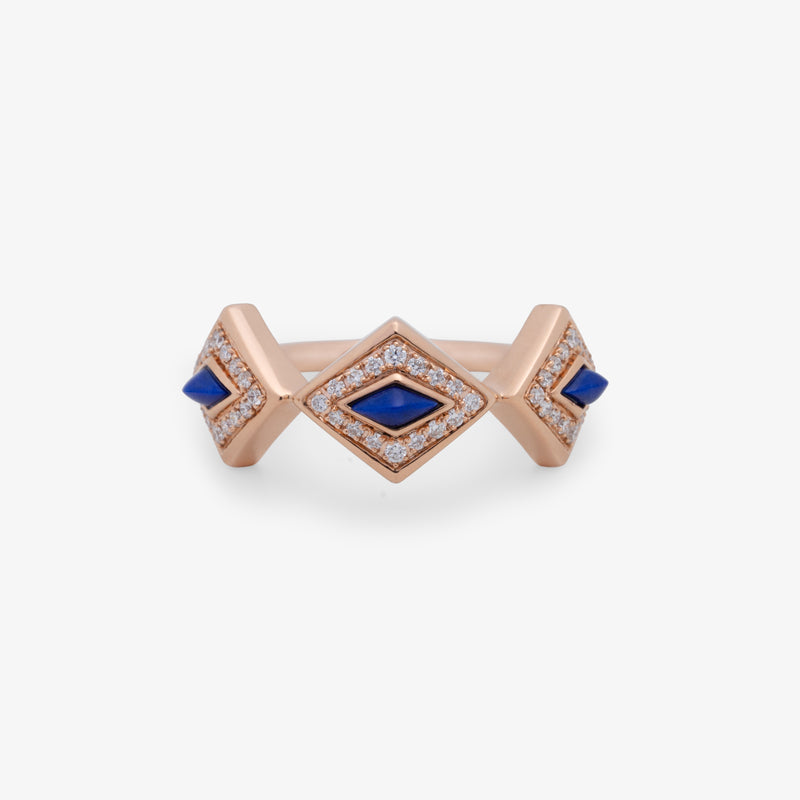 خاتم لوميرا بلو ثلاثي الزخارف