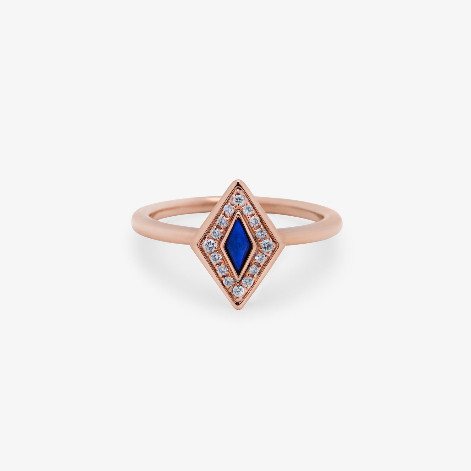 Lumira Bleu Solitaire Ring