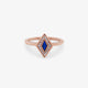 Lumira Bleu Solitaire Ring