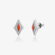Lumira Delights Stud Earrings - Coral